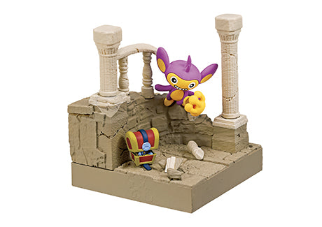 RE-MENT Pokémon:Diorama Collection - Ruins of the Ancient Castle 6pcs