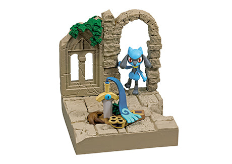 RE-MENT Pokémon:Diorama Collection - Ruins of the Ancient Castle 6pcs